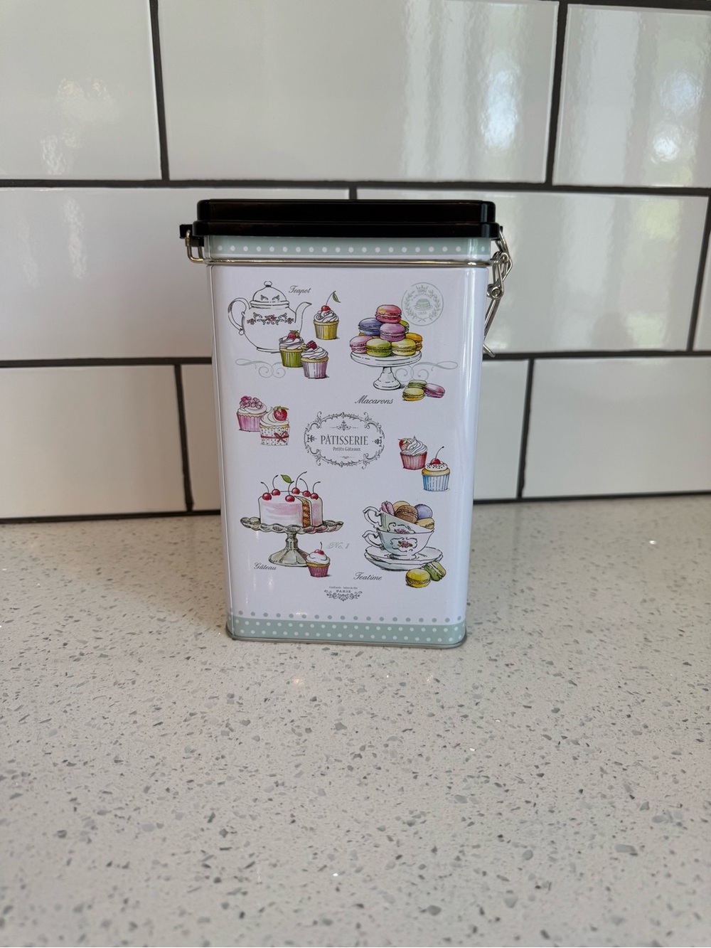 Home Essentials “It’s Dessert” Patisserie Collectible Tin Storage Box